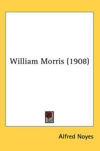 Cover image for William Morris (1908)