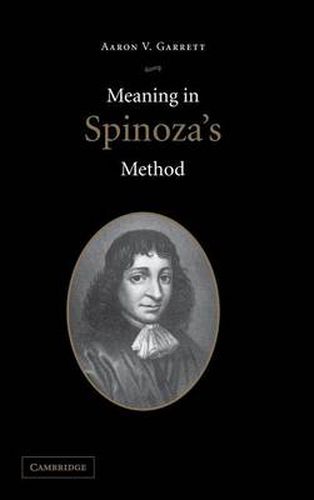 Cover image for Meaning in Spinoza's Method