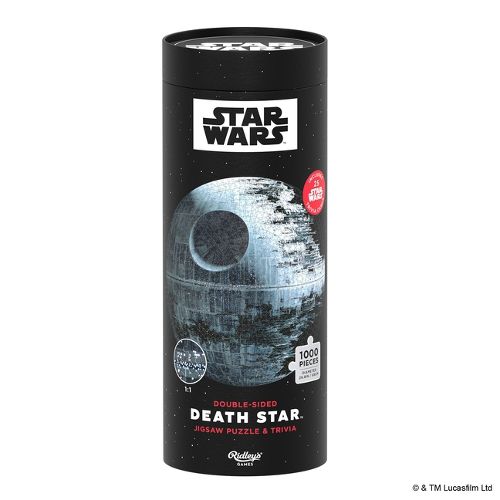Cover image for Star Wars Death Star Jigsaw Puzzle and Trivia