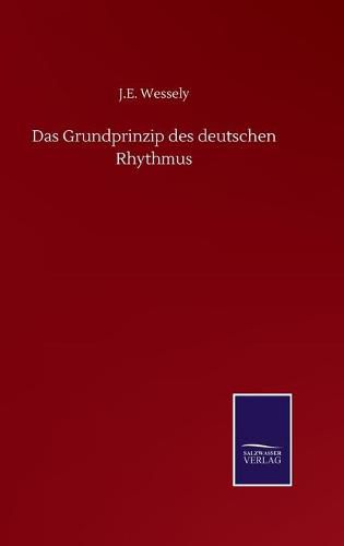 Cover image for Das Grundprinzip des deutschen Rhythmus