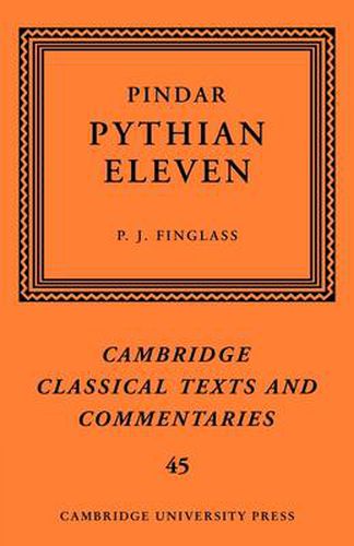 Cover image for Pindar: 'Pythian Eleven