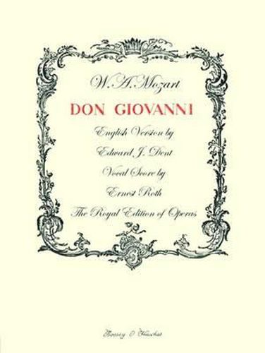 Cover image for Don Giovanni: The Royal Edition of Operas