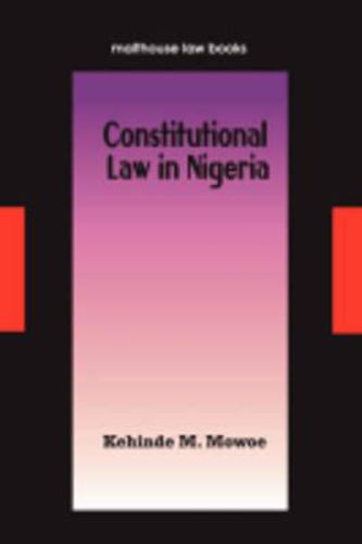 Cover image for Constitutional Law in Nigeria