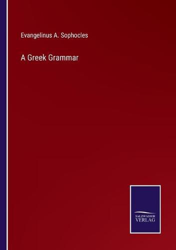 Cover image for A Greek Grammar