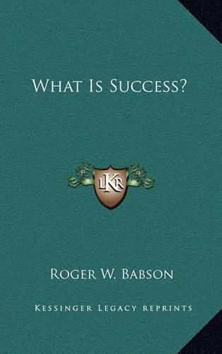 What Is Success?