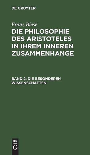 Cover image for Die Besonderen Wissenschaften