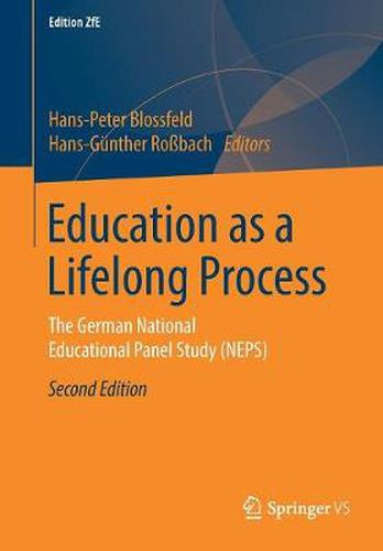 Cover image for Education as a Lifelong Process: The German National Educational Panel Study (NEPS)