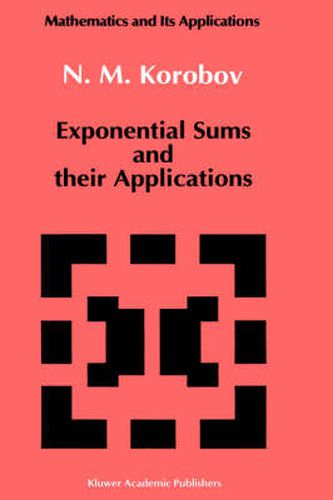 Cover image for Exponential Sums and their Applications