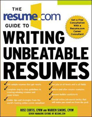 Cover image for The Resume.Com Guide to Writing Unbeatable Resumes