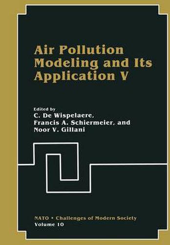 Cover image for Air Pollution Modeling and Its Application V