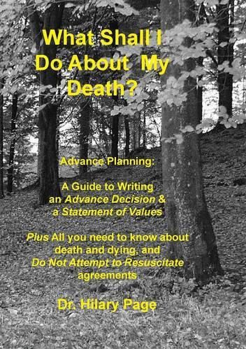 Cover image for What Shall I Do About My Death?