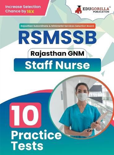 RSMSSB GNM - Staff Nurse (English Edition) Exam Book Rajasthan Staff Selection Board 10 Full Practice Tests with Free Access To Online Tests