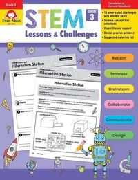 Cover image for Stem Lessons and Challenges, Grade 3 Teacher Resource