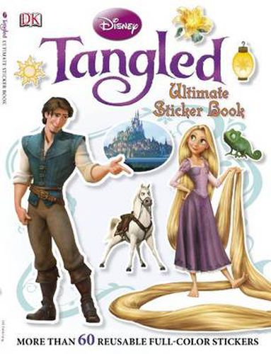 Cover image for Ultimate Sticker Book: Tangled: More Than 60 Reusable Full-Color Stickers