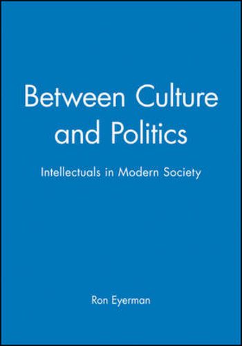 Cover image for Between Culture and Politics: Intellectuals in Modern Society