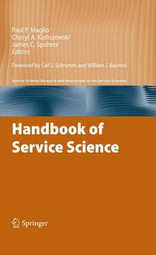 Cover image for Handbook of Service Science