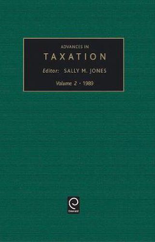 Cover image for Advances in Taxation