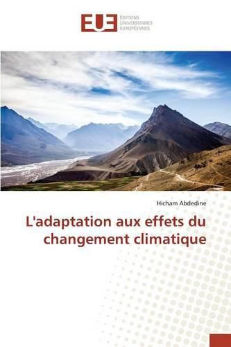 Cover image for L'Adaptation Aux Effets Du Changement Climatique