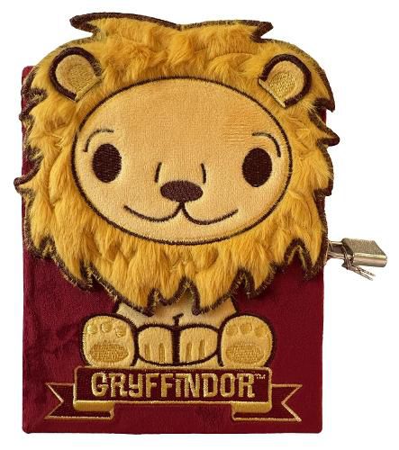 Cover image for Harry Potter: Gryffindor Plush Lock & Key Diary