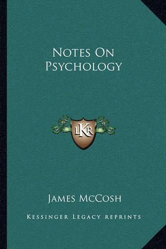 Cover image for Notes on Psychology