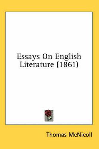 Cover image for Essays on English Literature (1861)