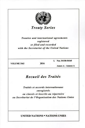 Treaty Series 3163 (English/French Edition)