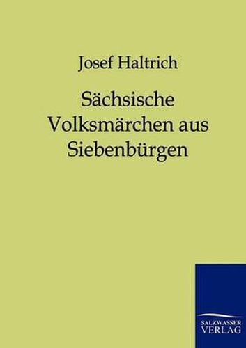 Cover image for Sachsische Volksmarchen aus Siebenburgen