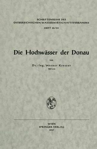 Cover image for Die Hochwasser Der Donau