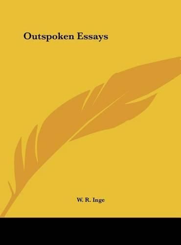 Cover image for Outspoken Essays