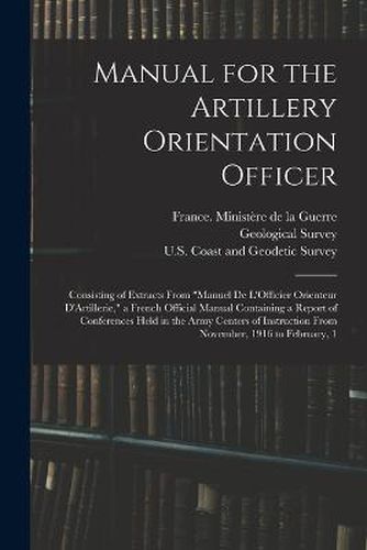 Manual for the Artillery Orientation Officer