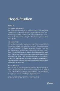 Cover image for Hegel-Studien / Hegel-Studien