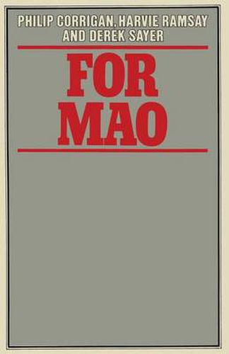 For Mao: Essays in Historical Materialism