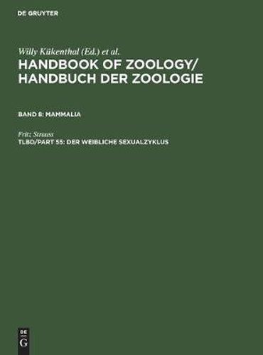 Cover image for Der weibliche Sexualzyklus