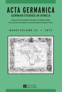 Cover image for ACTA Germanica: German Studies in Africa