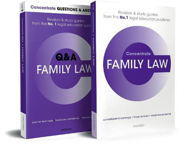 Cover image for Family Law Revision Concentrate Pack: Law Revision and Study Guide