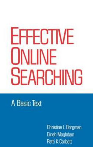 Cover image for Effective Online Searching: A Basic Text
