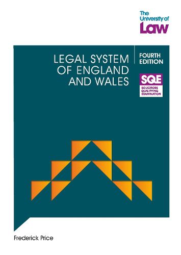 Cover image for SQE - Legal System of England and Wales 4e