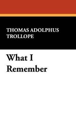 Cover image for What I Remember