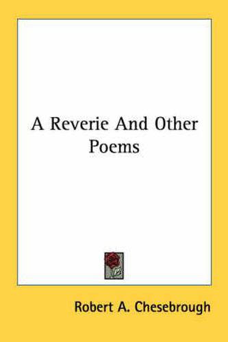 Cover image for A Reverie and Other Poems