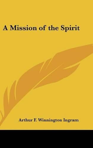 Cover image for A Mission of the Spirit