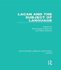 Cover image for Lacan and the Subject of Language (RLE: Lacan)