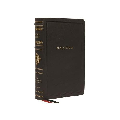 NKJV, Personal Size Reference Bible, Sovereign Collection, Leathersoft, Black, Red Letter, Thumb Indexed, Comfort Print: Holy Bible, New King James Version