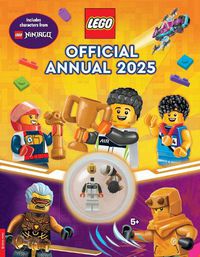 Cover image for LEGO (R) Books: Official Annual 2025 (with racing driver minifigure and trophy)