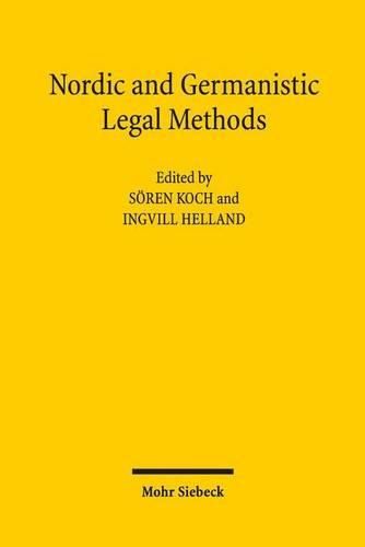 Cover image for Nordic and Germanic Legal Methods: Contributions to a Dialogue between Different Legal Cultures, with a Main Focus on Norway and Germany