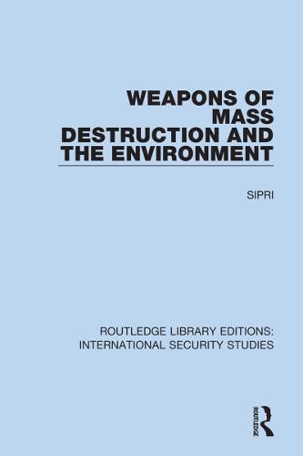 Cover image for Weapons of Mass Destruction and the Environment