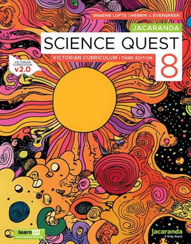 Cover image for Jacaranda Science Quest 8 Victorian Curriculum, 3e learnON and Print