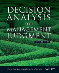 Cover image for Decision Analysis for Management Judgment