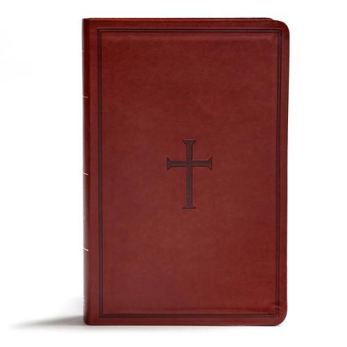 KJV Giant Print Reference Bible, Brown LeatherTouch