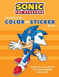 Cover image for Sonic the Hedgehog: The Official Color by Sticker Book