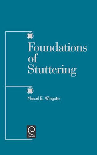 Cover image for Foundations of Stuttering